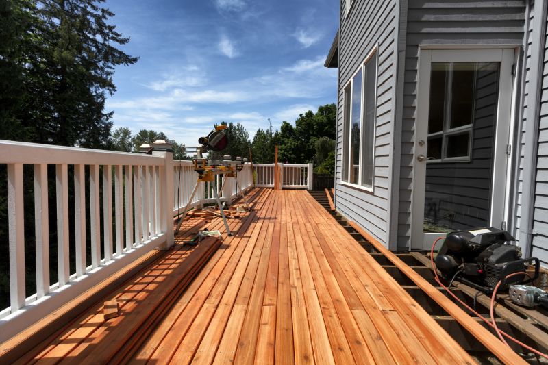 Finished Wooden Deck